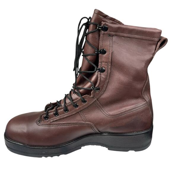 Belleville Men’s 330 ST Steel Toe Brown Leather Flight Boots Size US 12.5 R - Picture 2 of 10